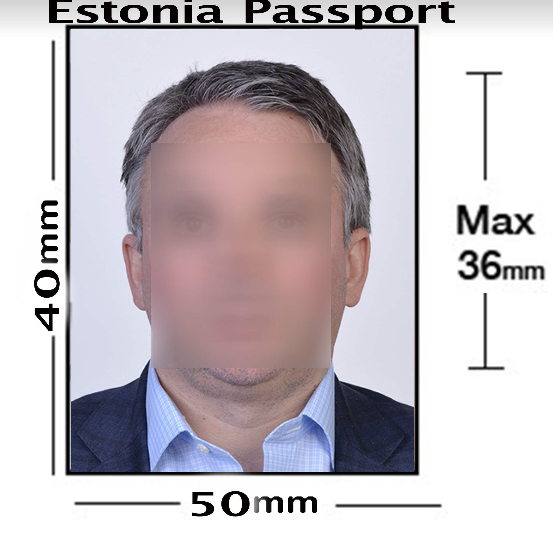 Estonia Passport Photo